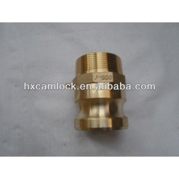 Latão Camlock Coupling Type-F (Macho Adaptador X Rosca Macho)